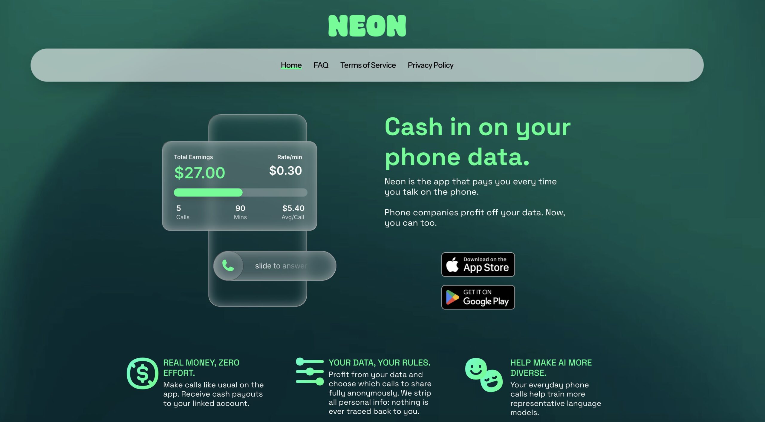 Aplicativo Neon Grava Chamadas, Vende Dados a IA e Vira Top App - Imagem do artigo original
